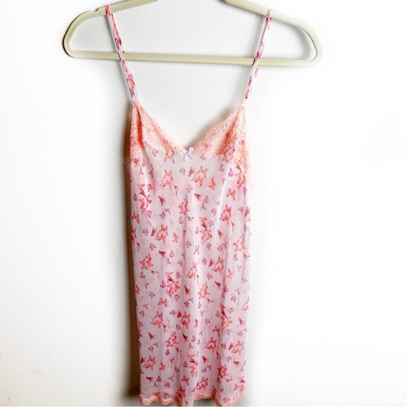 Victoria's Secret Other - Victoria's Secret Butterfly print sheer slip dress size: XS